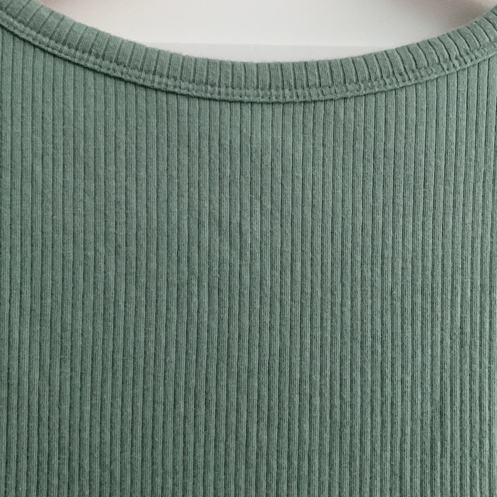 Sage Ribbed Tank - Picture 3 of 3